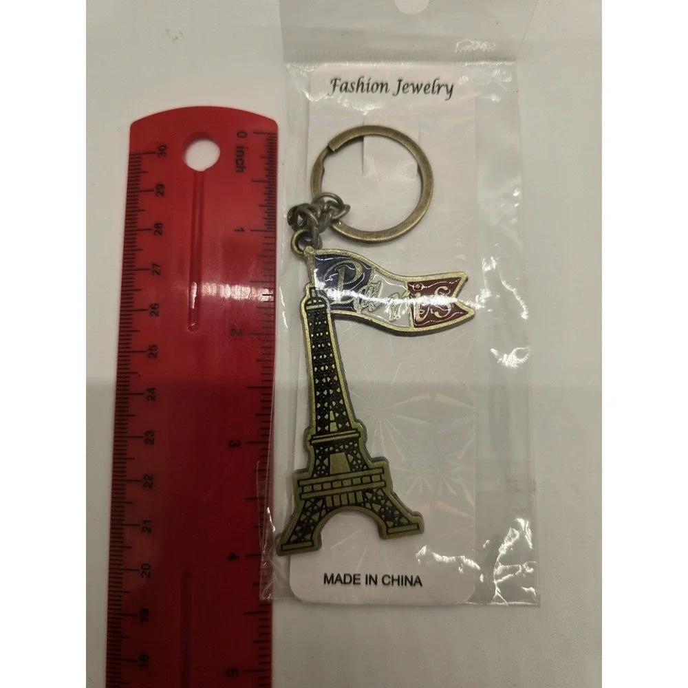Paris Keychain, France Souvenir Gifts, Eiffel Tower French Flag Key Chains